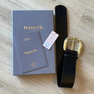 House of CB London black and gold belt